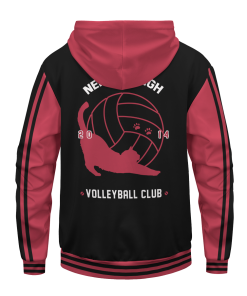 Haikyuu Hoodies - Nekoma Jersey Unisex Pullover Hoodie FH0709 6 - Gear Anime PulloverHoodieINekomaJersey 05 back - Gear Anime