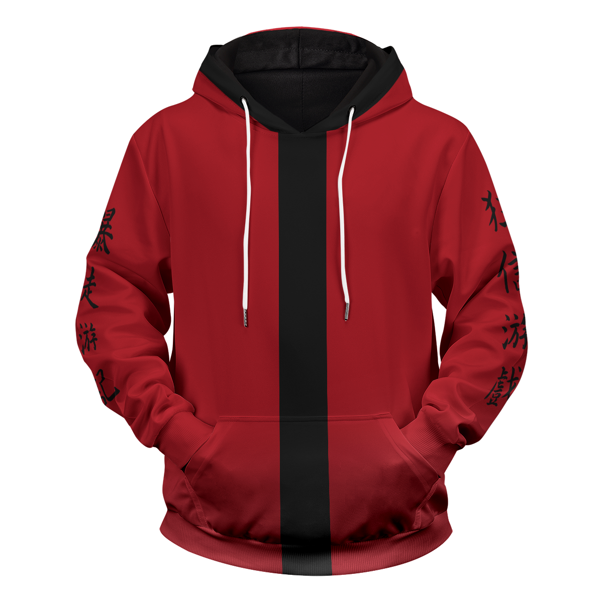 PulloverHoodieIRedTenjiku-01-front1 PulloverHoodieIRedTenjiku 01 front1 - Gear Anime