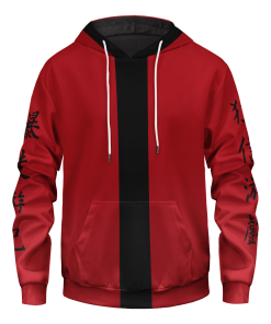 Tokyo Revengers Hoodies - Red Tenjiku Unisex Pullover Hoodie FH0709 3 - Gear Anime PulloverHoodieIRedTenjiku 02 front2 - Gear Anime