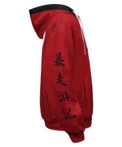 Tokyo Revengers Hoodies - Red Tenjiku Unisex Pullover Hoodie FH0709 4 - Gear Anime PulloverHoodieIRedTenjiku 03 profileright - Gear Anime
