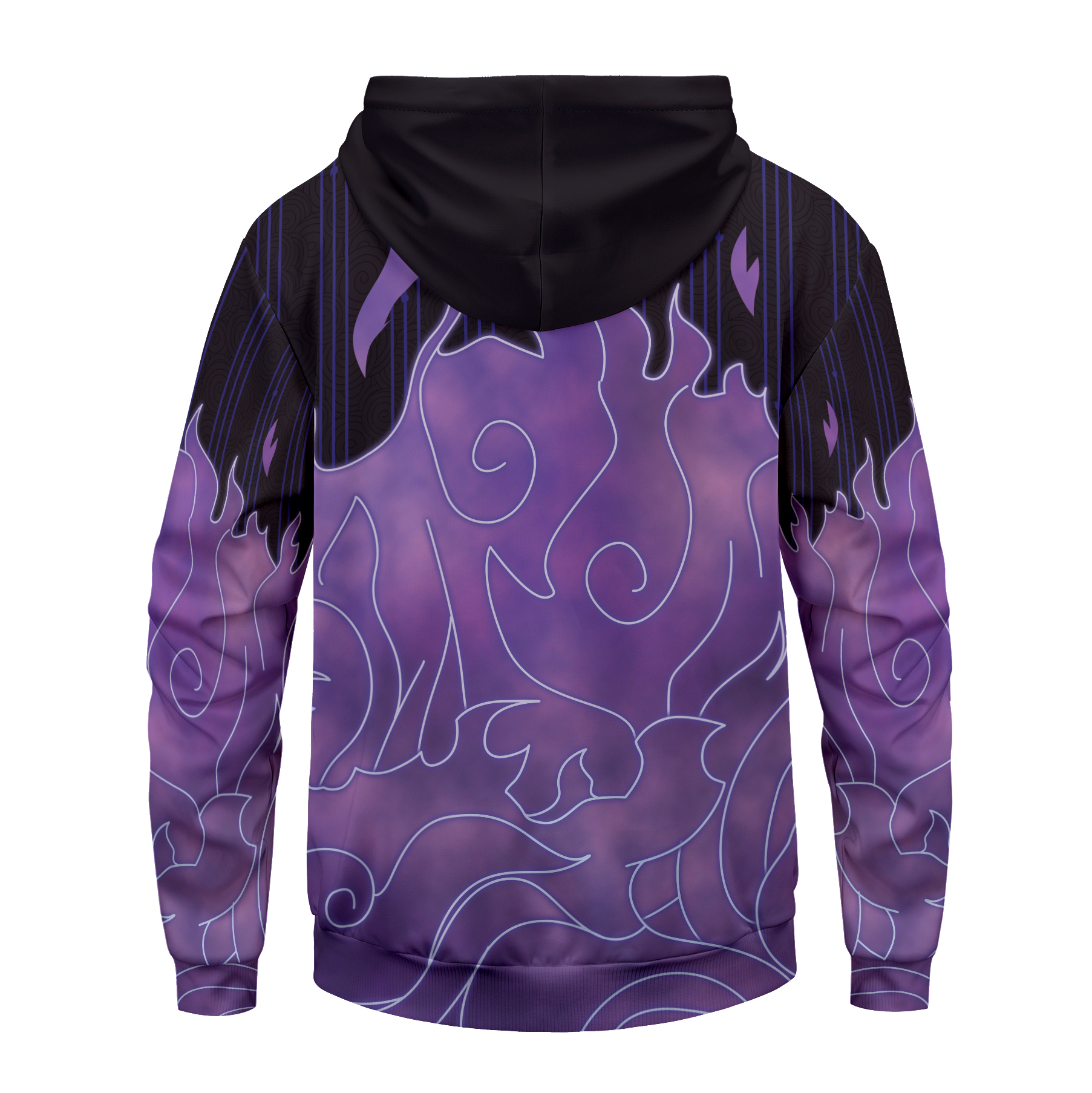 PulloverHoodieISasukeArmor-05-Back PulloverHoodieISasukeArmor 05 Back - Gear Anime