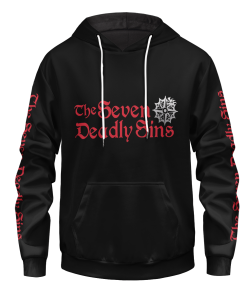 PulloverHoodieISevenDeadlySins 02 front2 - Gear Anime