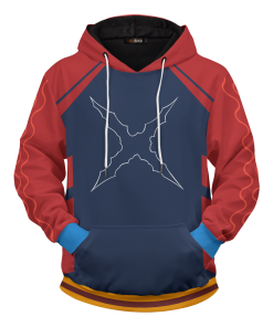 One Piece Hoodies - Straw Hat Jersey Unisex Pullover Hoodie FH0709 2 - Gear Anime PulloverHoodieIStrawHatJersey 01 front1 - Gear Anime