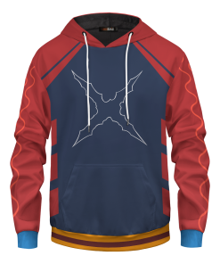 One Piece Hoodies - Straw Hat Jersey Unisex Pullover Hoodie FH0709 3 - Gear Anime PulloverHoodieIStrawHatJersey 02 front2 - Gear Anime