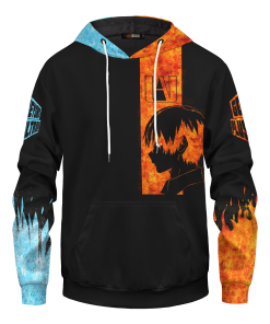MHA Hoodies - Todoroki Shoto Unisex Pullover Hoodie FH0709 2 - Gear Anime PulloverHoodieITodorokiShoto 02 front2 - Gear Anime