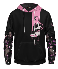 MHA Hoodies - Uraraka Ochaco Unisex Pullover Hoodie FH0709 3 - Gear Anime PulloverHoodieIUrarakaOchaco 02 front2 - Gear Anime