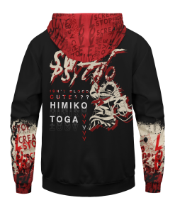 MHA Hoodies - Yandere Toga Unisex Pullover Hoodie FH0709 6 - Gear Anime PulloverHoodieIYandereToga 05 back - Gear Anime