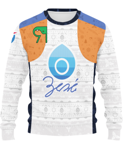 Pokemon Sweaters - Personalized Pokemon Water Uniform Unisex Wool Sweater FH0709 2 - Gear Anime SweaterlPokemonWaterUniform 01 - Gear Anime