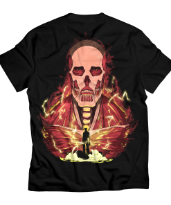 Attack On Titan T-Shirts - Colossal Titan Spirit Unisex T-Shirt FH0709 3 - Gear Anime T ShirtIColossalTitanSpirit 02 back - Gear Anime