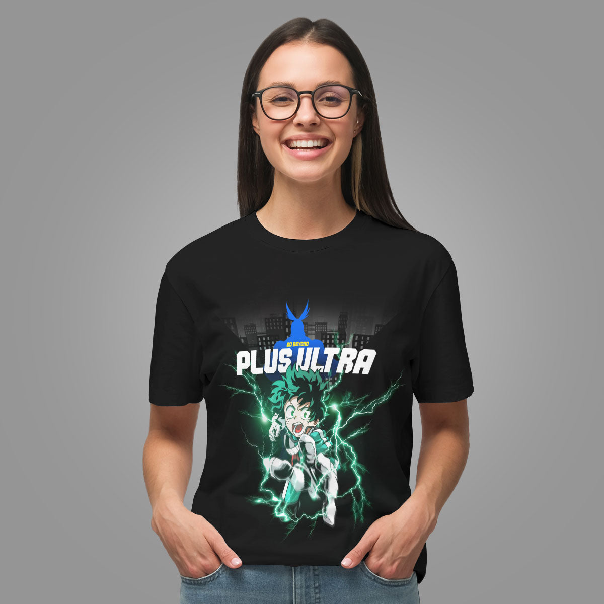 T-ShirtIDekuAllMight-03 T ShirtIDekuAllMight 03 - Gear Anime