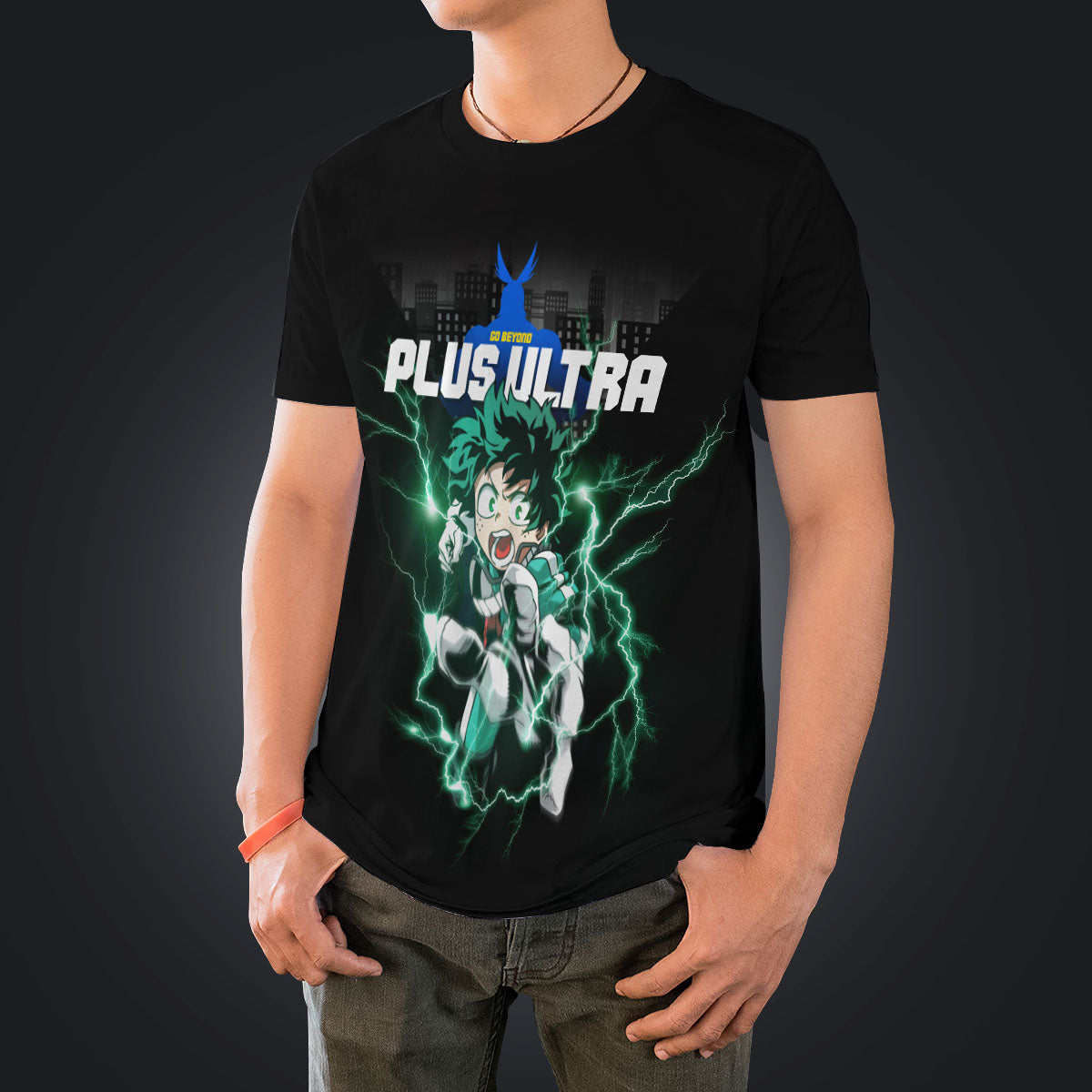 T-ShirtIDekuAllMight-04 T ShirtIDekuAllMight 04 - Gear Anime