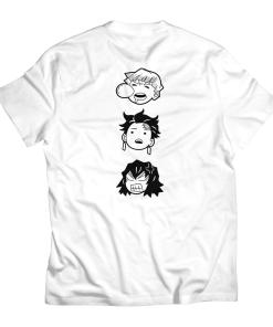 Demon Slayer T-Shirts - Demon Hunters Trio Unisex T-Shirt FH0709 3 - Gear Anime T ShirtIDemonHuntersTrio 02 back - Gear Anime