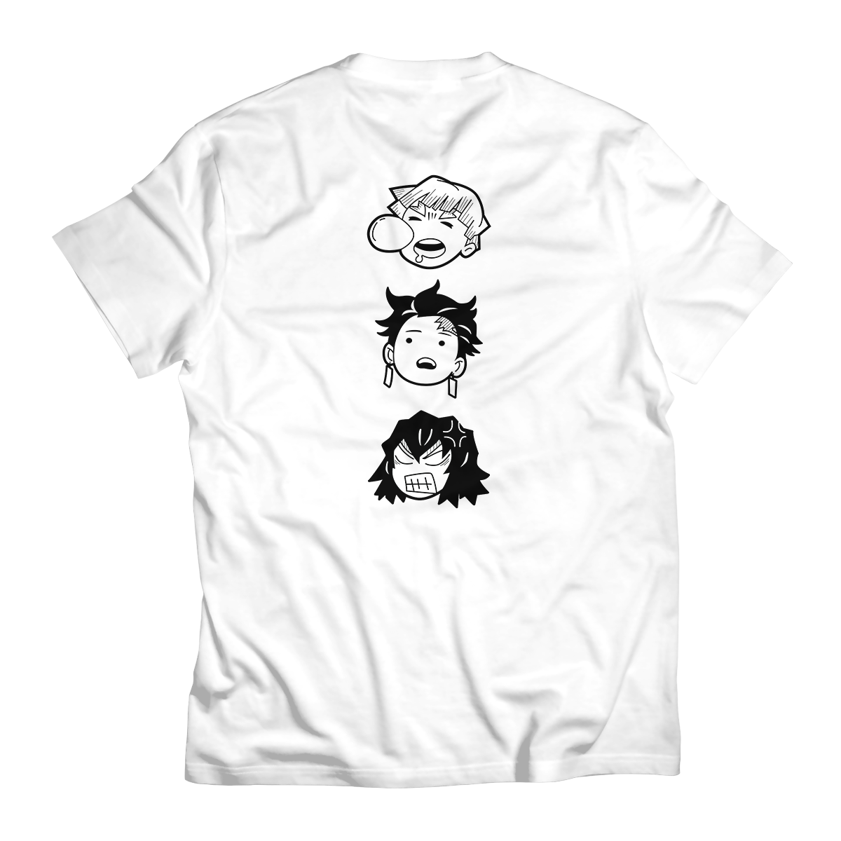 T-ShirtIDemonHuntersTrio-02-back T ShirtIDemonHuntersTrio 02 back - Gear Anime