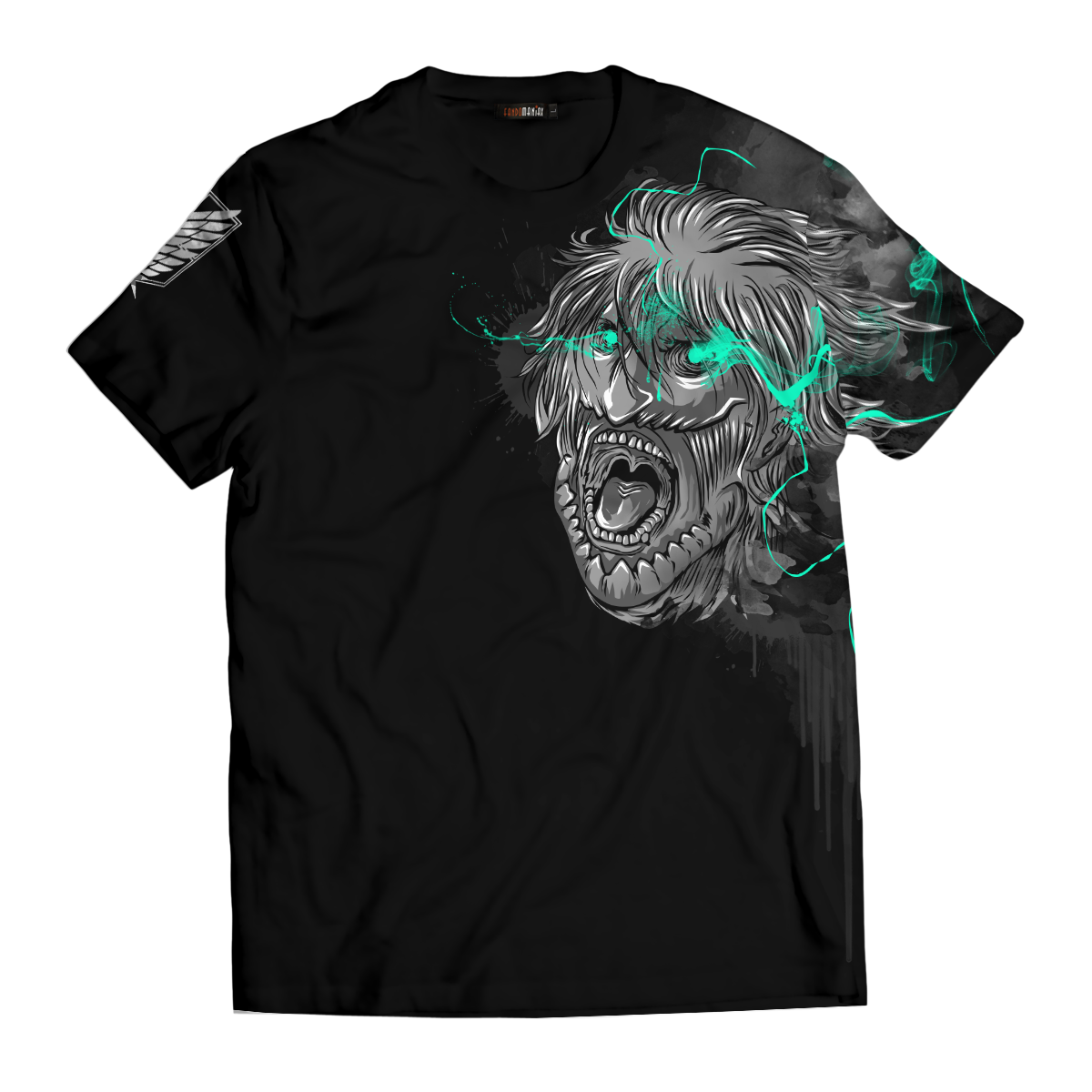 T-ShirtIFalcoSummoningTitan-01-front T ShirtIFalcoSummoningTitan 01 front - Gear Anime