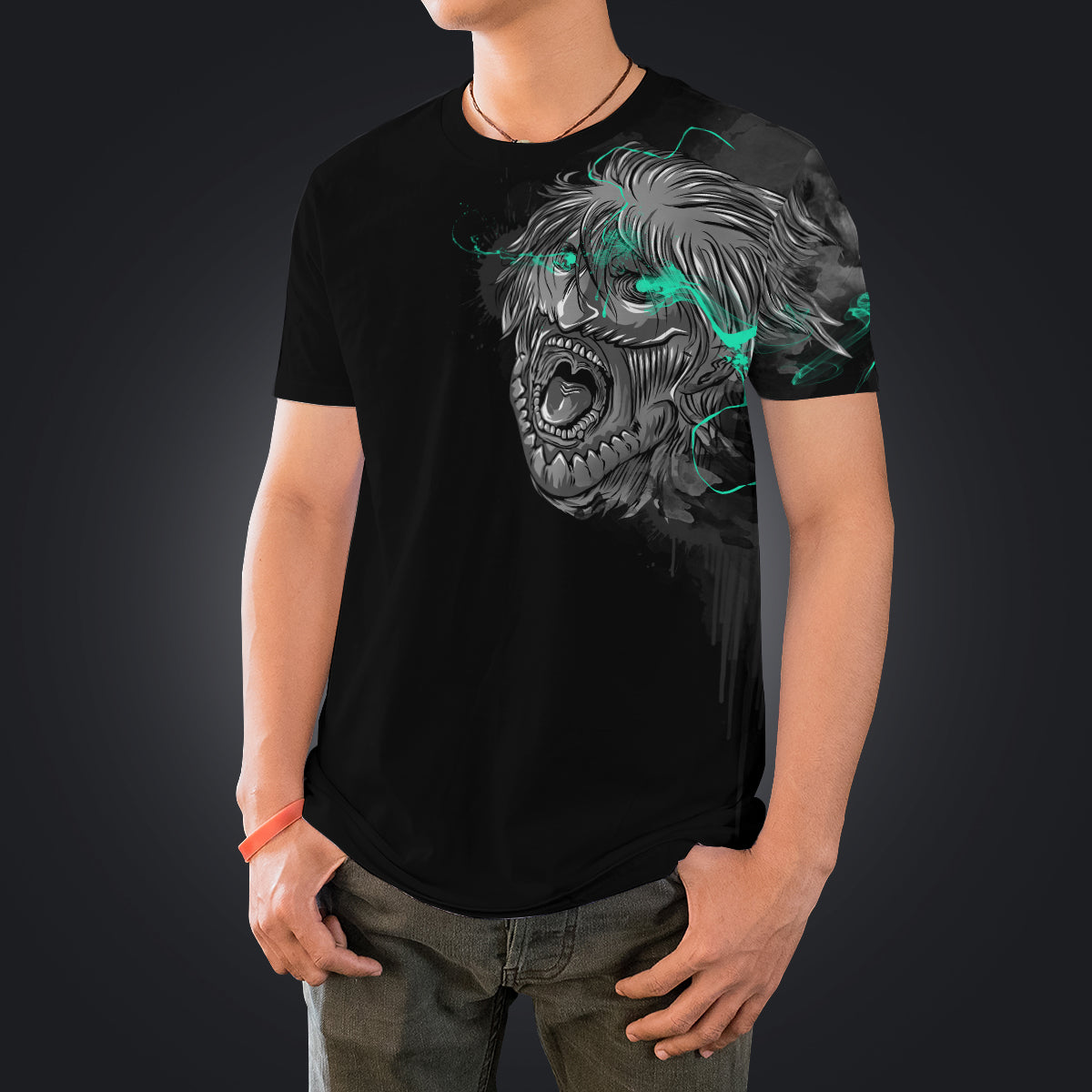 T-ShirtIFalcoSummoningTitan-04 T ShirtIFalcoSummoningTitan 04 - Gear Anime