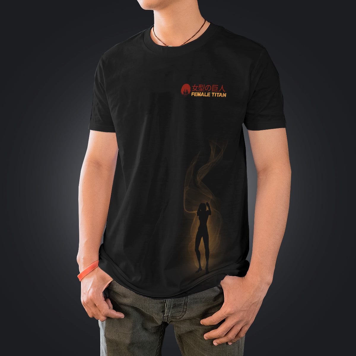 T-ShirtIFemaleTitanSpirit-04-model T ShirtIFemaleTitanSpirit 04 model - Gear Anime