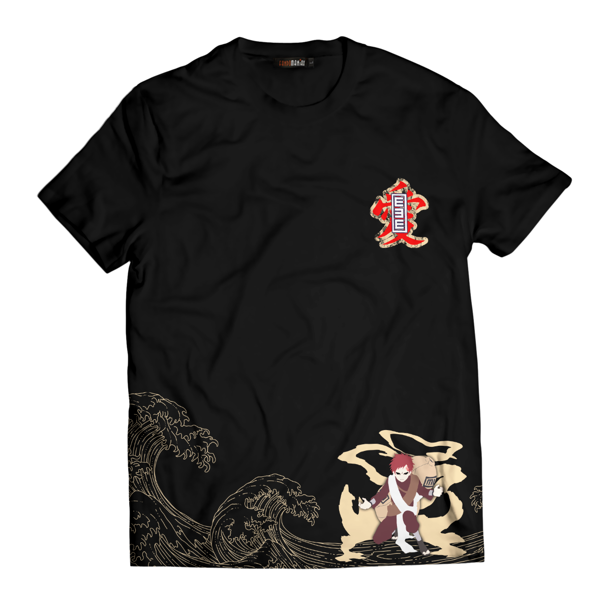 T-ShirtIGaaraSpirit-01-front T ShirtIGaaraSpirit 01 front - Gear Anime