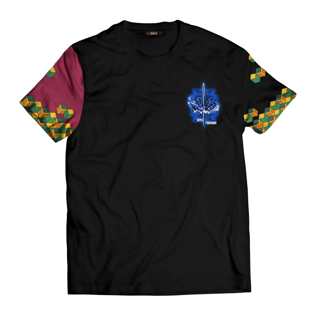 T-ShirtIHashiraGiyuStwear-01-front T ShirtIHashiraGiyuStwear 01 front - Gear Anime