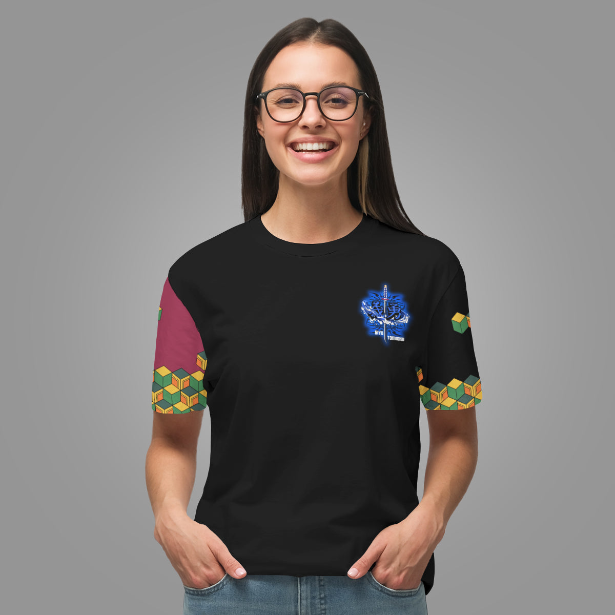 T-ShirtIHashiraGiyuStwear-03 T ShirtIHashiraGiyuStwear 03 - Gear Anime