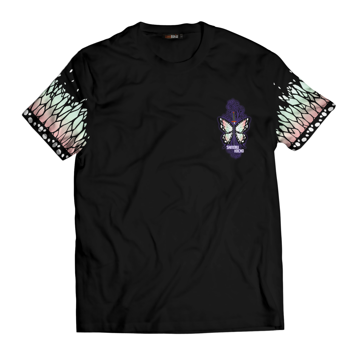 T-ShirtIHashiraShinobuStwear-01-front T ShirtIHashiraShinobuStwear 01 front - Gear Anime