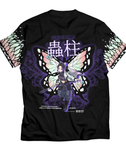Demon Slayer T-Shirts - Hashira Shinobu Stwear Unisex T-Shirt FH0709 3 - Gear Anime T ShirtIHashiraShinobuStwear 02 back - Gear Anime