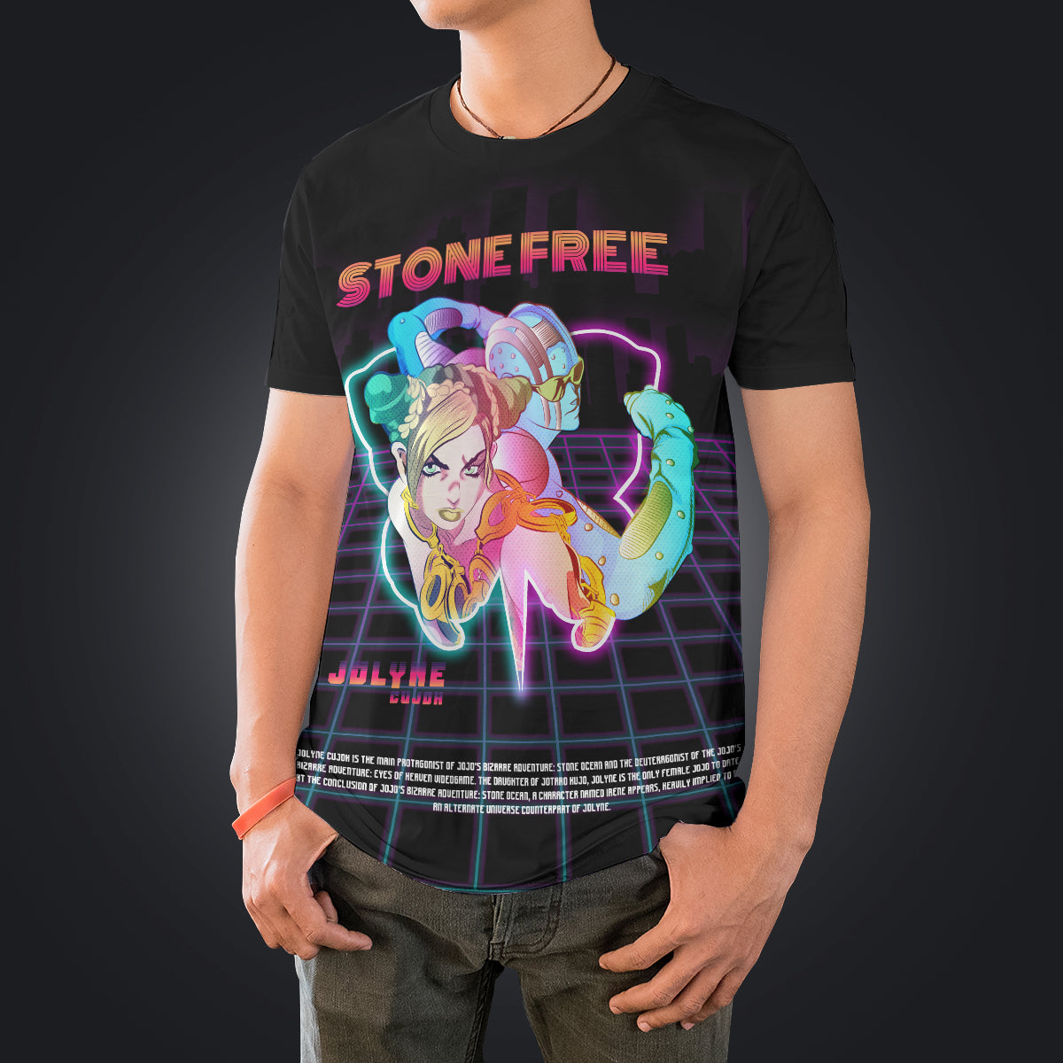 T-ShirtIJolyneRetro-04 T ShirtIJolyneRetro 04 - Gear Anime