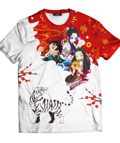 Demon Slayer T-Shirts - Lucky Demon Unisex T-Shirt FH0709 2 - Gear Anime T ShirtILuckyDemon 01 front - Gear Anime