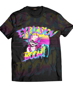 MHA T-shirts - Retro Bakugo Unisex T-Shirt FH0709 2 - Gear Anime T ShirtIRetroBakugo 01 front - Gear Anime