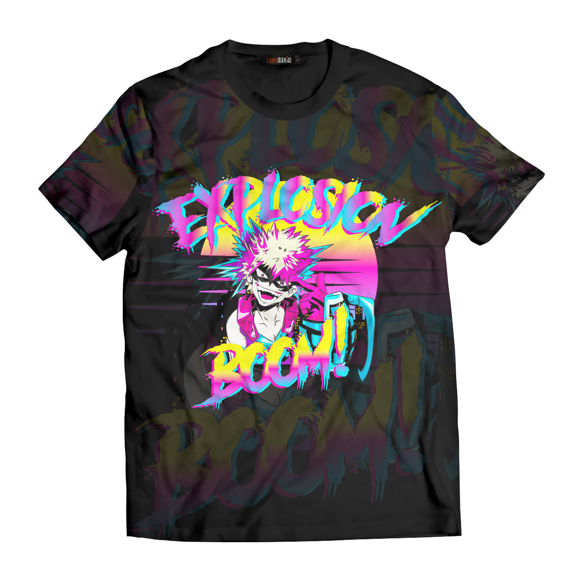 T-ShirtIRetroBakugo-01-front T ShirtIRetroBakugo 01 front - Gear Anime