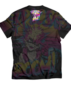 MHA T-shirts - Retro Bakugo Unisex T-Shirt FH0709 3 - Gear Anime T ShirtIRetroBakugo 02 back - Gear Anime