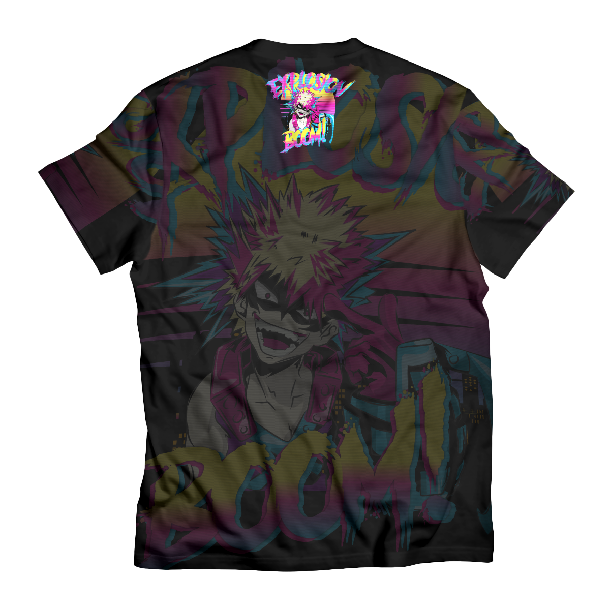 T-ShirtIRetroBakugo-02-back T ShirtIRetroBakugo 02 back - Gear Anime