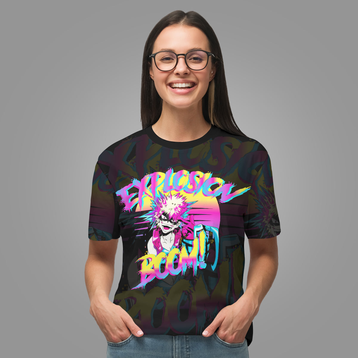 T-ShirtIRetroBakugo-03 T ShirtIRetroBakugo 03 - Gear Anime