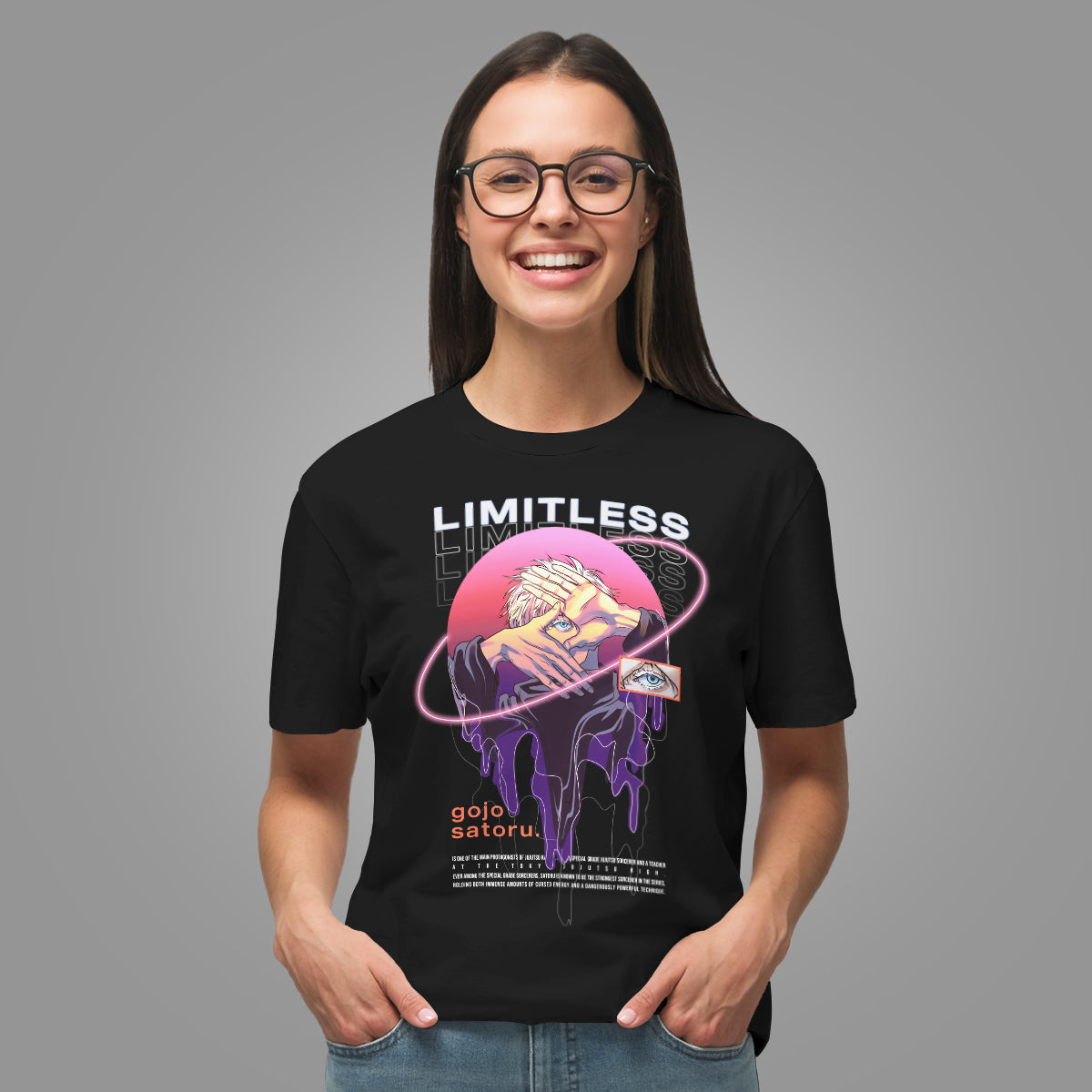 T-ShirtIRetroGojo-03 T ShirtIRetroGojo 03 - Gear Anime