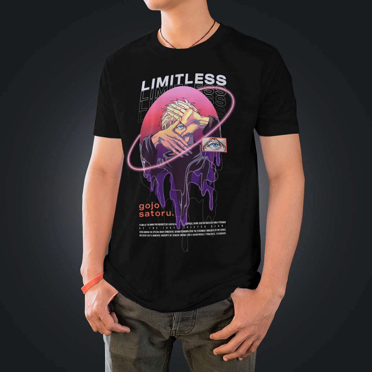 T-ShirtIRetroGojo-04 T ShirtIRetroGojo 04 - Gear Anime