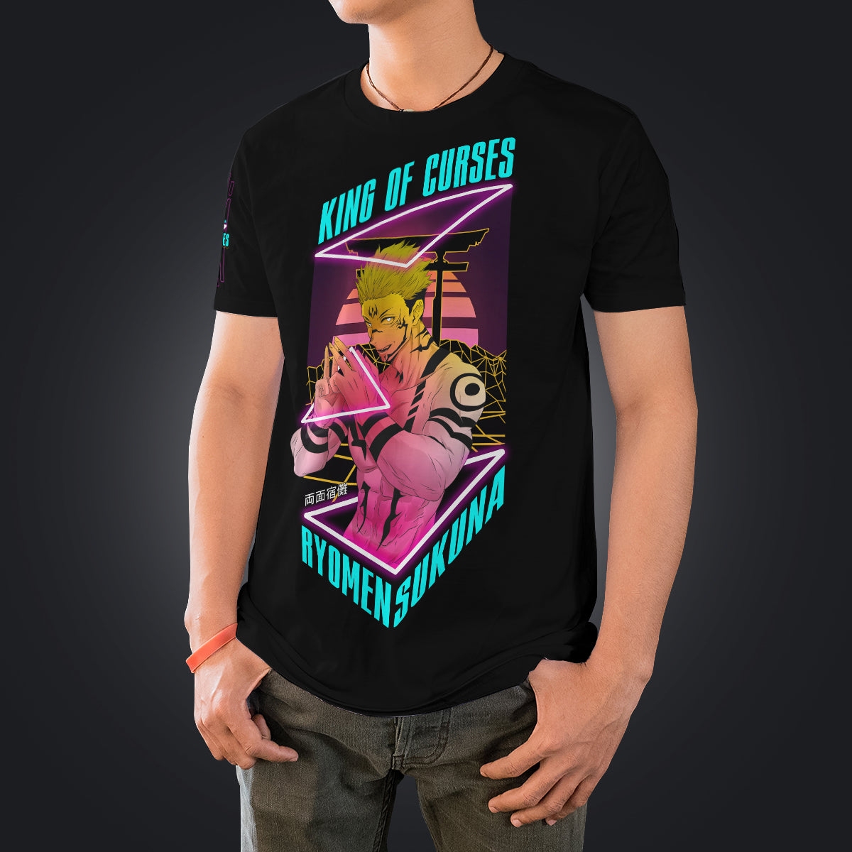 T-ShirtIRetroSukuna-04 T ShirtIRetroSukuna 04 - Gear Anime