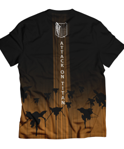 Attack On Titan T-Shirts - Survey Corps Semblance Unisex T-Shirt FH0709 3 - Gear Anime T ShirtISurveyCorpsSemblance 02 back - Gear Anime