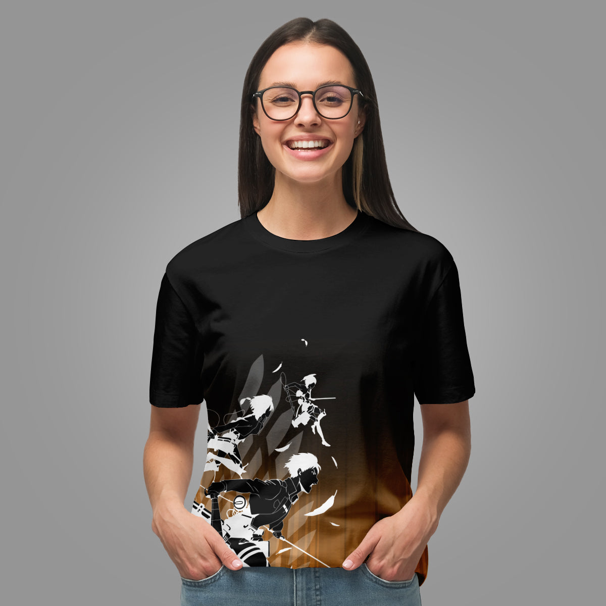 T-ShirtISurveyCorpsSemblance-03-model T ShirtISurveyCorpsSemblance 03 model - Gear Anime