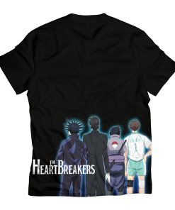 Jujutsu Kaisen T-shirts - The Heartbreakers Crossover Unisex T-Shirt FH0709 3 - Gear Anime T ShirtITheHeartbreakersCrossover 02 back - Gear Anime