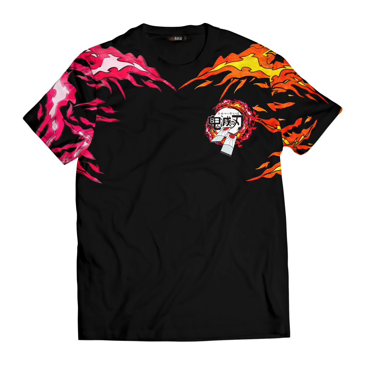 T-ShirtIYinYangTanjiroNezuko-01-front T ShirtIYinYangTanjiroNezuko 01 front - Gear Anime