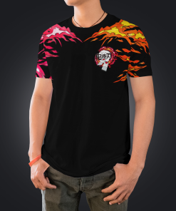 Demon Slayer T-Shirts - Yin Yang Tanjiro Nezuko Unisex T-Shirt FH0709 5 - Gear Anime T ShirtIYinYangTanjiroNezuko 04 - Gear Anime