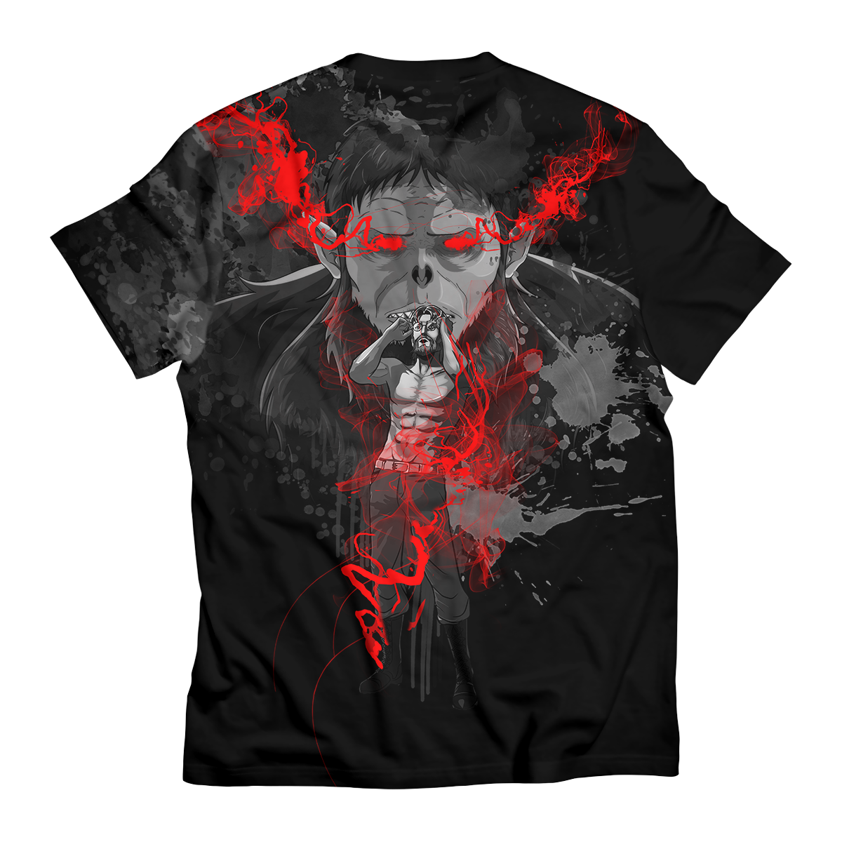 T-ShirtIZekeSummoningTitan-02-back T ShirtIZekeSummoningTitan 02 back - Gear Anime