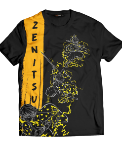 Demon Slayer T-Shirts - Zenitsu Semblance Unisex T-Shirt FH0709 2 - Gear Anime T ShirtIZenitsuSemblance 01 front - Gear Anime