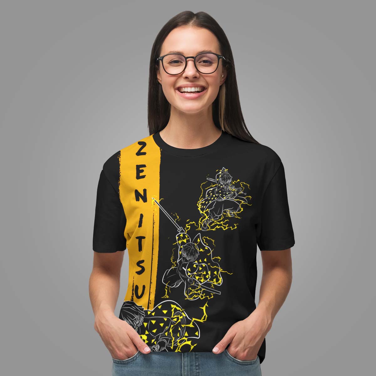 T-ShirtIZenitsuSemblance-03 T ShirtIZenitsuSemblance 03 - Gear Anime