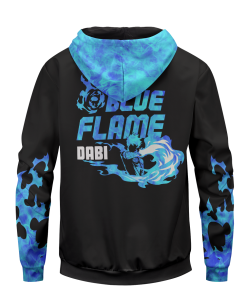 MHA Hoodies - Dabi Toya Unisex Zipped Hoodie FH0709 6 - Gear Anime ZippedHoodieIDabiToya 05 back - Gear Anime