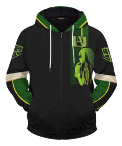 ZippedHoodieIFrogHeroTsuyu 01 front1 - Gear Anime