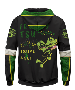 ZippedHoodieIFrogHeroTsuyu 05 back - Gear Anime