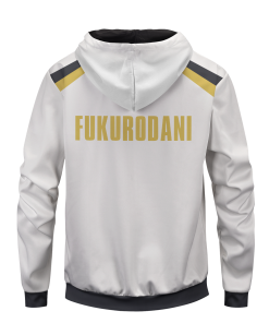 ZippedHoodieIHaikyuuFukurodani 05 back - Gear Anime