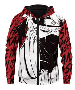 ZippedHoodieIHatake 02 front2 f76e0e1f 538e 4e4b 8f6f 3b8ec5c4da56 - Gear Anime