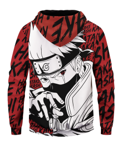 ZippedHoodieIHatake 05 back ef545a2c 3068 4631 8d3a 190aba8db9c8 - Gear Anime