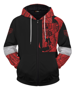 MHA Hoodies - Keigo Takami Hawks Unisex Zipped Hoodie FH0709 2 - Gear Anime ZippedHoodieIKeigoTakamiHawks 01 front1 - Gear Anime